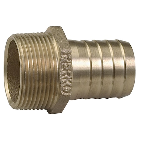 Perko 3/4" Pipe To Hose Adapter Straight Bronze 0076DP5PLB
